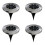 (Colour Changing) Solarize Solar Deck Lights 8 SMD LED Pack of 4 2