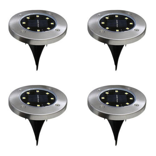 (Colour Changing) Solarize Solar Deck Lights 8 SMD LED Pack of 4 1