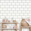 Crown Metro Tile Wallpaper Crown Silver White Metallic Textured Vinyl Glitter 2