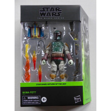 STAR WARS La Saga Negra Boba Fett Figura de Acción Coleccionable de 6 Pulgadas para Niños de 4 Años en Adelante