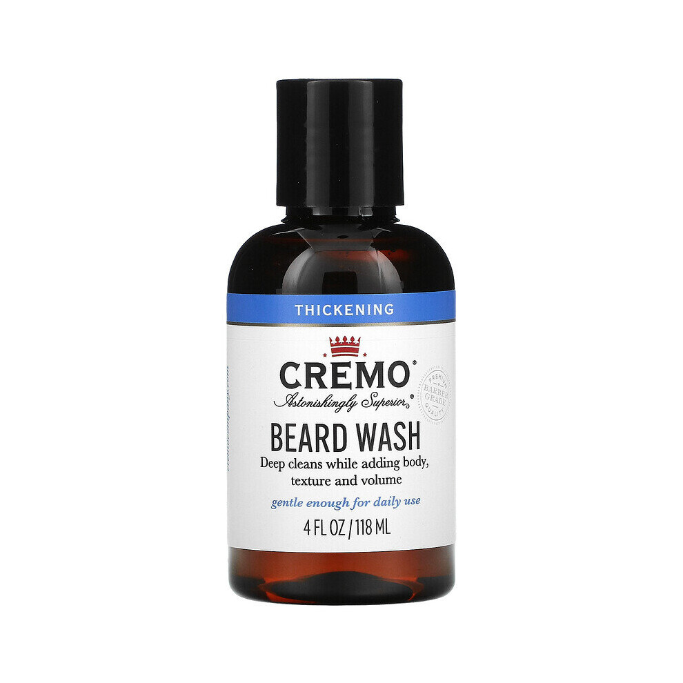 Cremo, Beard Wash, Thickening, 4 fl oz (118 ml)