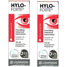 Hylo-Forte Lubricating Eye drops 10ml - Pack of 2