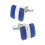 Classy Premium Square Silver Blue Cufflinks Perfect Present Gift Husband Wedding 2