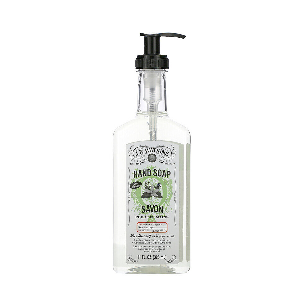 J R Watkins , Hand Soap, Neroli & Thyme, 11 Fl Oz (325 Ml)