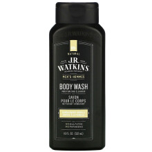 JR Watkins Men's Body Wash Sandalwood Vanilla 532 ml