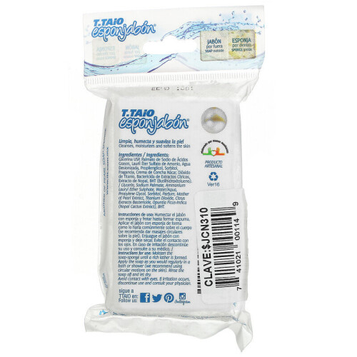 T. Taio, Moder af Perle Soap-Sponge, 4.2 oz (120 g) 1