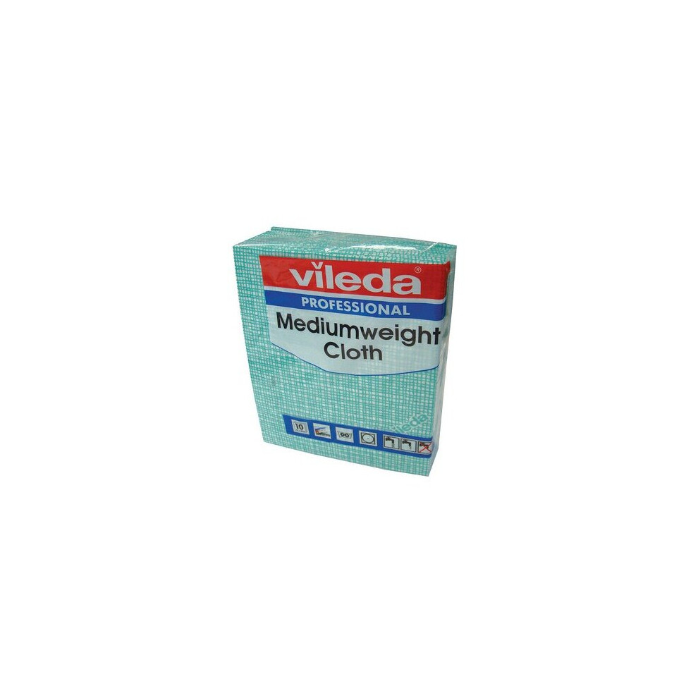 Vileda Cloths (Pack Of 10) Green