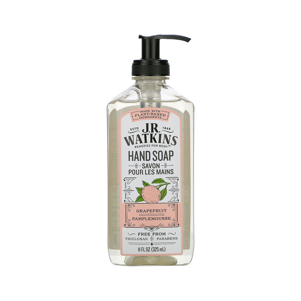 J R Watkins , Hand Soap, Grapefruit, 11 Fl Oz (325 Ml)