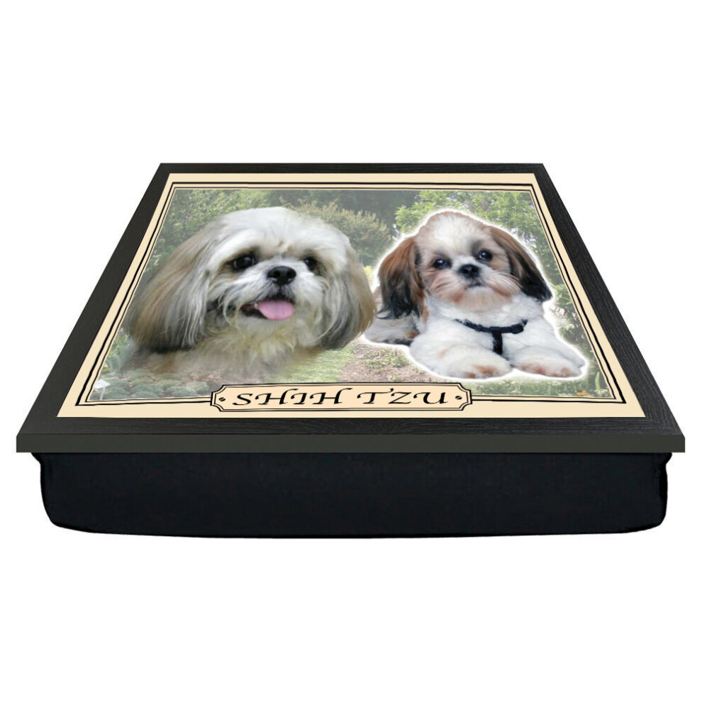 Shih Tzu Dog Breed Cushion Lap Tray Gift