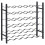 VidaXL vidaXL Wine Rack for 36 Bottles Black Iron 2