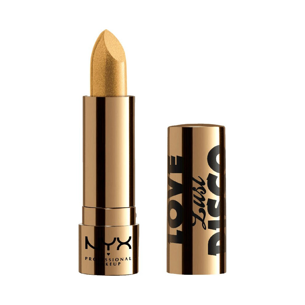 NYX Love Lust & Disco Lipstick Metallic Topper Gold Dipper