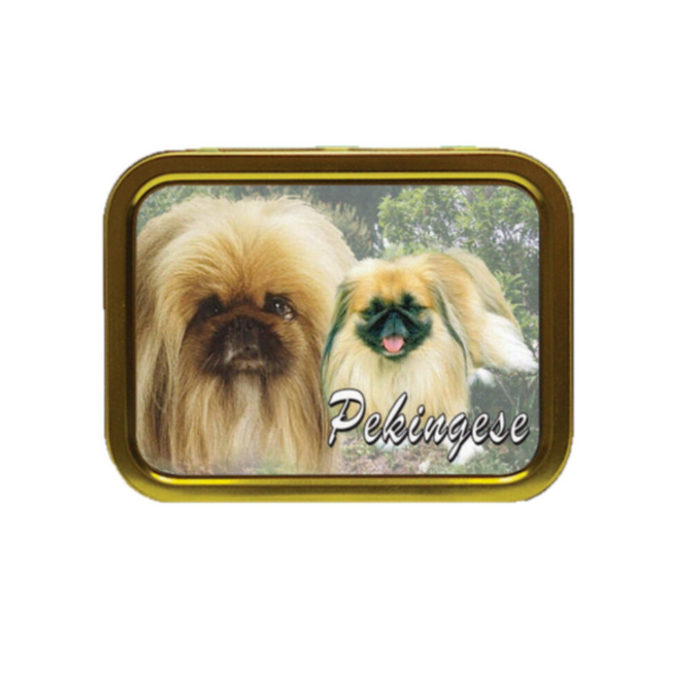 Personalised Gift Products Pekingese Dog Breed Tobacco Tin Gift & Smoking Products