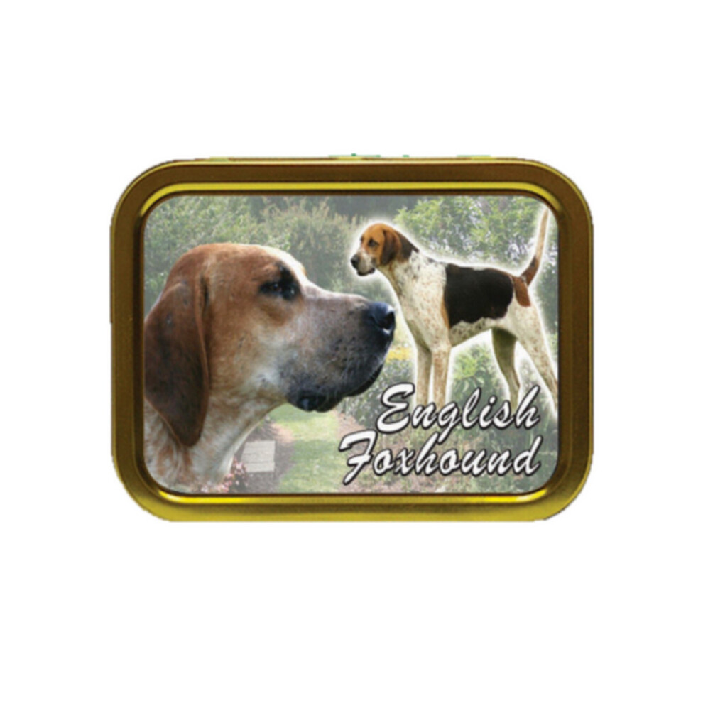 Personalised Gift Products English Foxhound Dog Breed Tobacco Tin Gift & Smoking Products