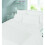 (White, Double) Thermal Flannelette Sheet Set Fitted, Flat Sheet 1