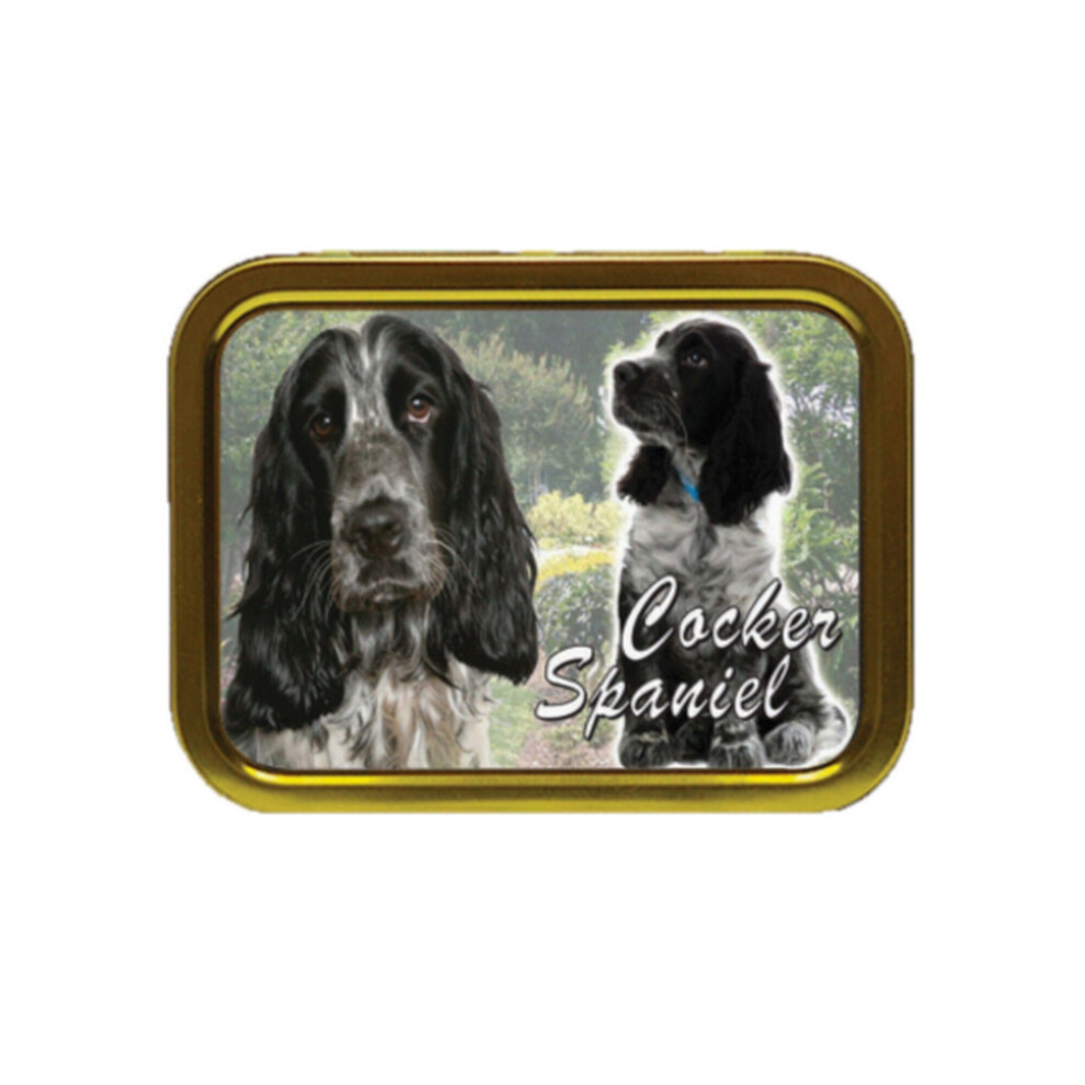 Personalised Gift Products Cocker Spaniel Dog Breed Tobacco Tin Gift & Smoking Products