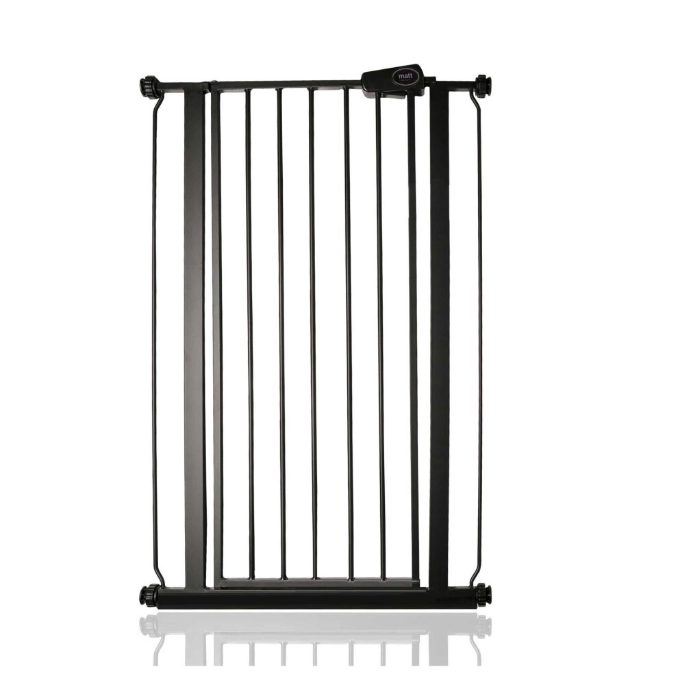 (Matt Black, 68.5cm - 75cm) Safetots Extra Tall Pressure Fit Gate