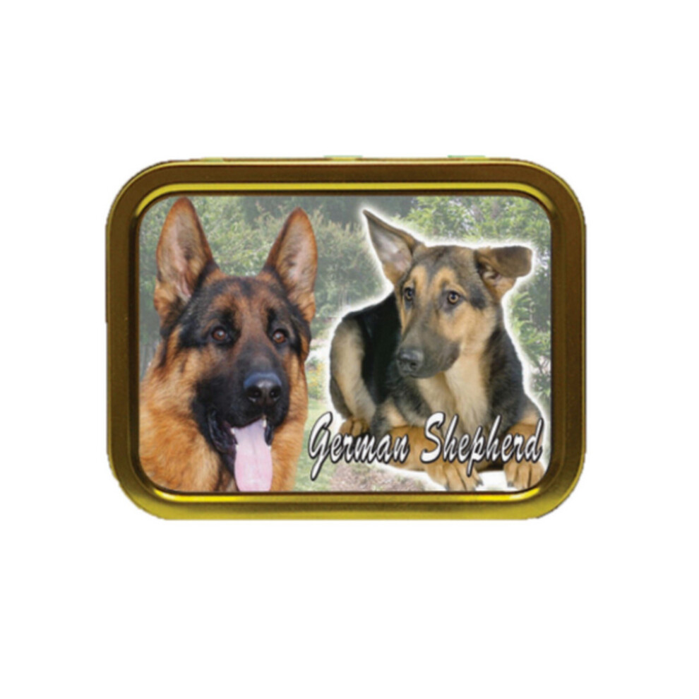 Personalised Gift Products German Shepherd Dog Breed Tobacco Tin Gift & Smoking Products