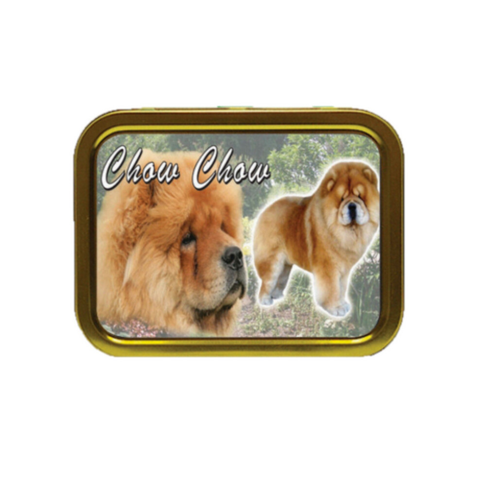 Personalised Gift Products Chow Chow Dog Breed Tobacco Tin Gift & Smoking Products