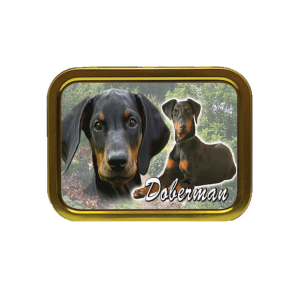 Personalised Gift Products Doberman Dog Breed Tobacco Tin Gift & Smoking Products