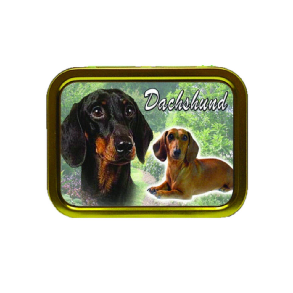 Personalised Gift Products Dachshund Dog Breed Tobacco Tin Gift & Smoking Products