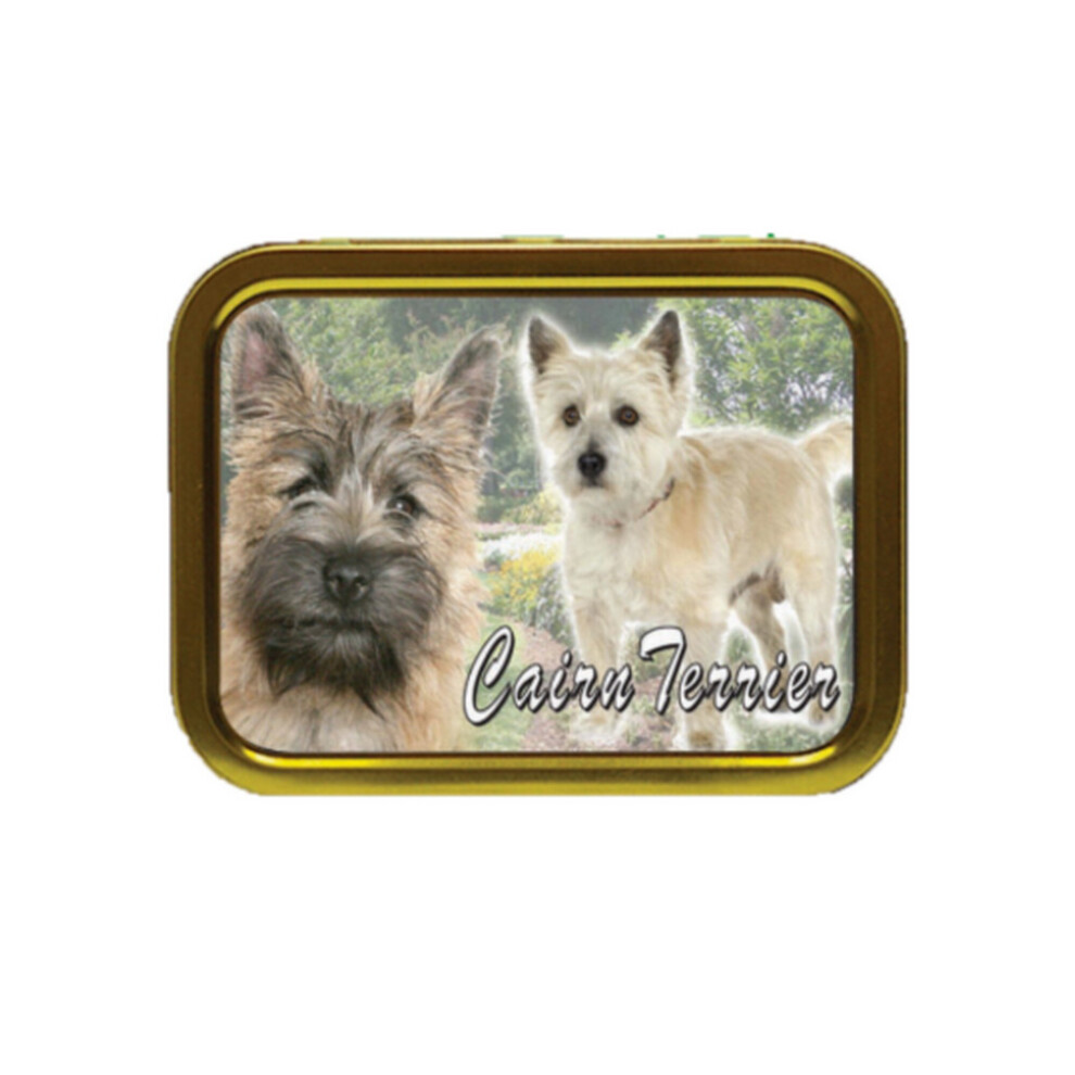 Personalised Gift Products Cairn Terrier Dog Breed Tobacco Tin Gift & Smoking Products