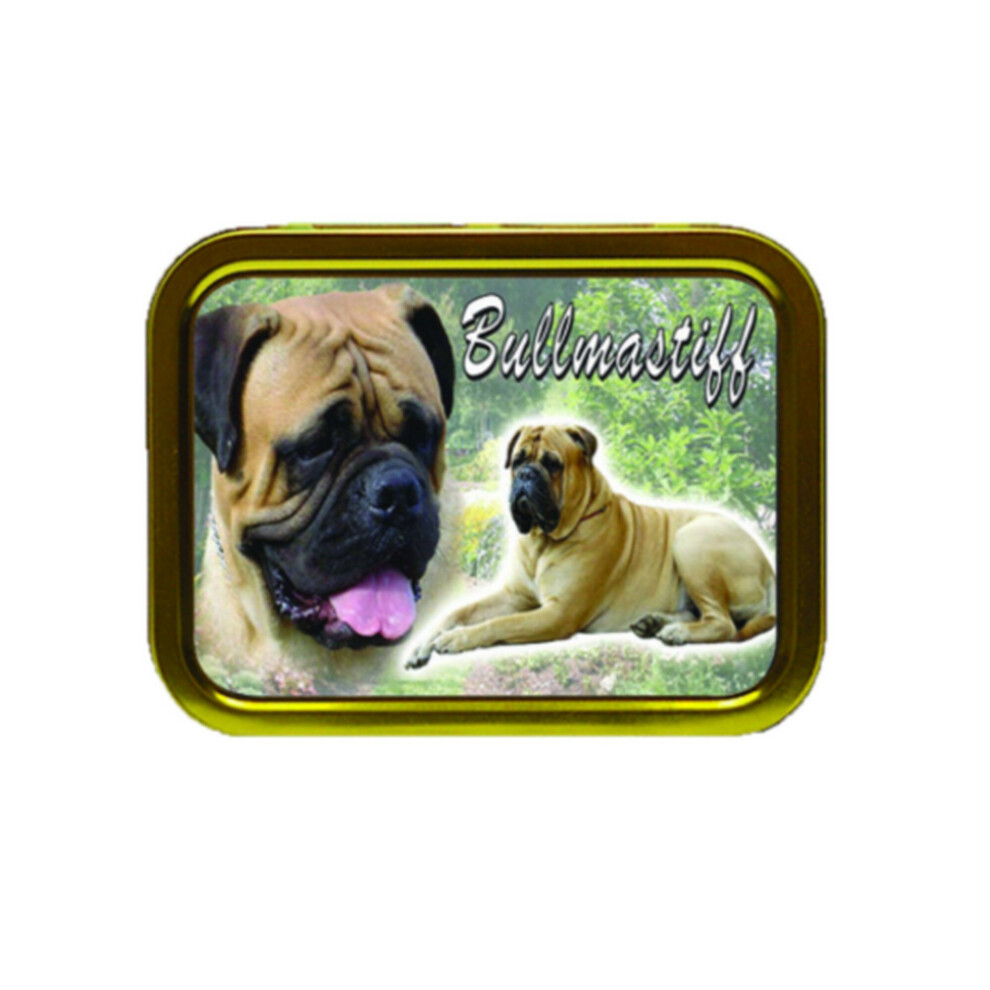 Personalised Gift Products Bullmastiff Dog Breed Tobacco Tin Gift & Smoking Products