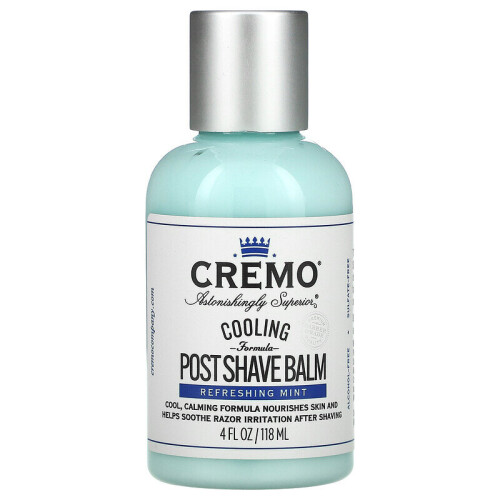 Cremo, Cooling Formula Post Shave Balm, Refreshing Mint, 118ml