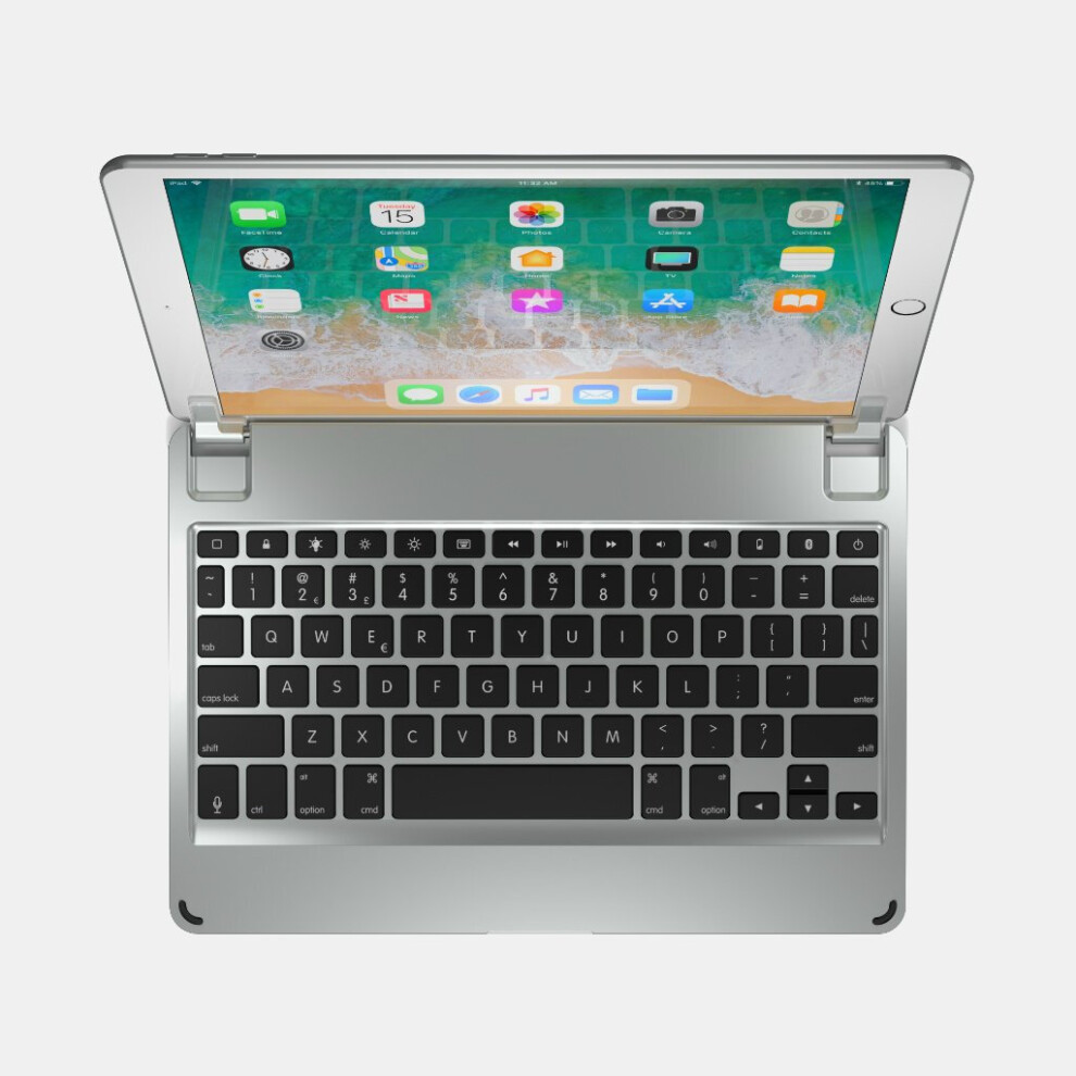 Brydge Bry8001-B Mobile Device Keyboard Qwerty English Bluetooth Silver 752830029781