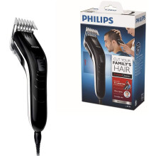 Philips Hair Clippers for Men, Ultra-Quiet Hair Clipper, Length Changing Dial with 11 Settings, Shelf-Sharpening Blades