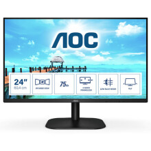 AOC B2 24B2XH/EU LED display 60.5 cm (23.8") 1920 x 1080 pixels Full HD Black