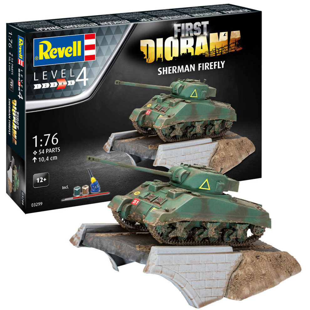 First Diorama Set   Sherman Firefly Model Kit