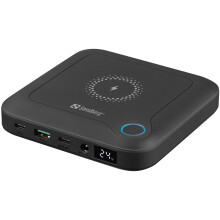 Bateria Externa - SANDBERG - 420-57 - 24000 mAh - Recarga CA - Compatível com Todos os Equipamentos Móveis