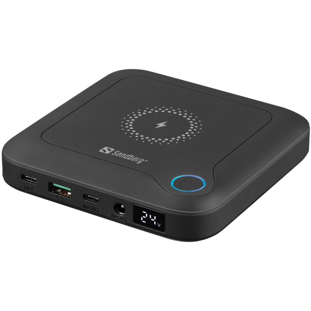 Sandberg Unisex Black All-In1 Laptop Powerbank 24000 In - Image 2