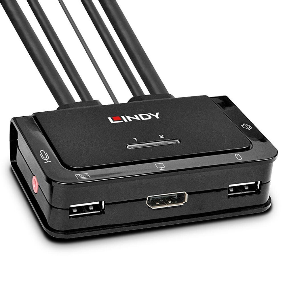 Lindy 42344 Kvm Switch Rack Mounting Black 4002888423441