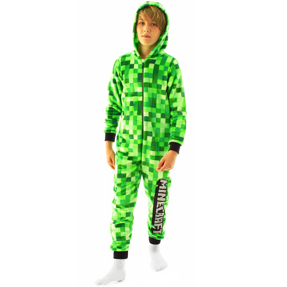 Minecraft Creeper Onesie Minecraft (Small) Creeper Onesie Pajama
