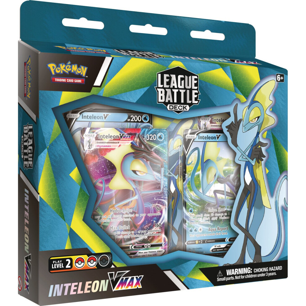 New Pokémon Pokemon Tcg: Inteleon Vmax League Battle Deck