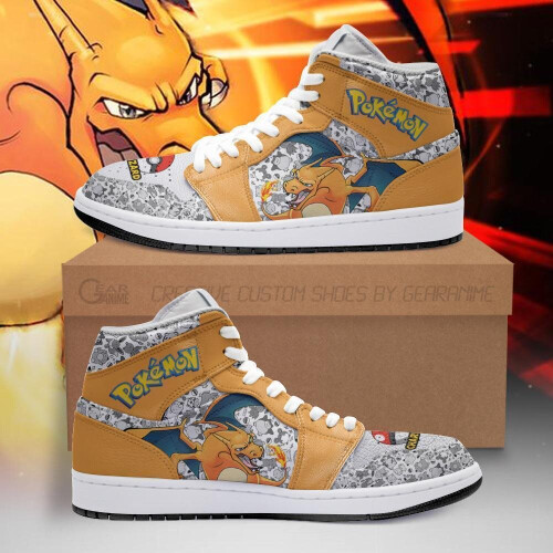 (7.5 (Adults')) Charizard Sneakers Cute Pokemon Running Trainers 2