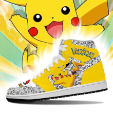 (6 (Adults')) Pikachu Sneakers Cute Pokemon Sneakers