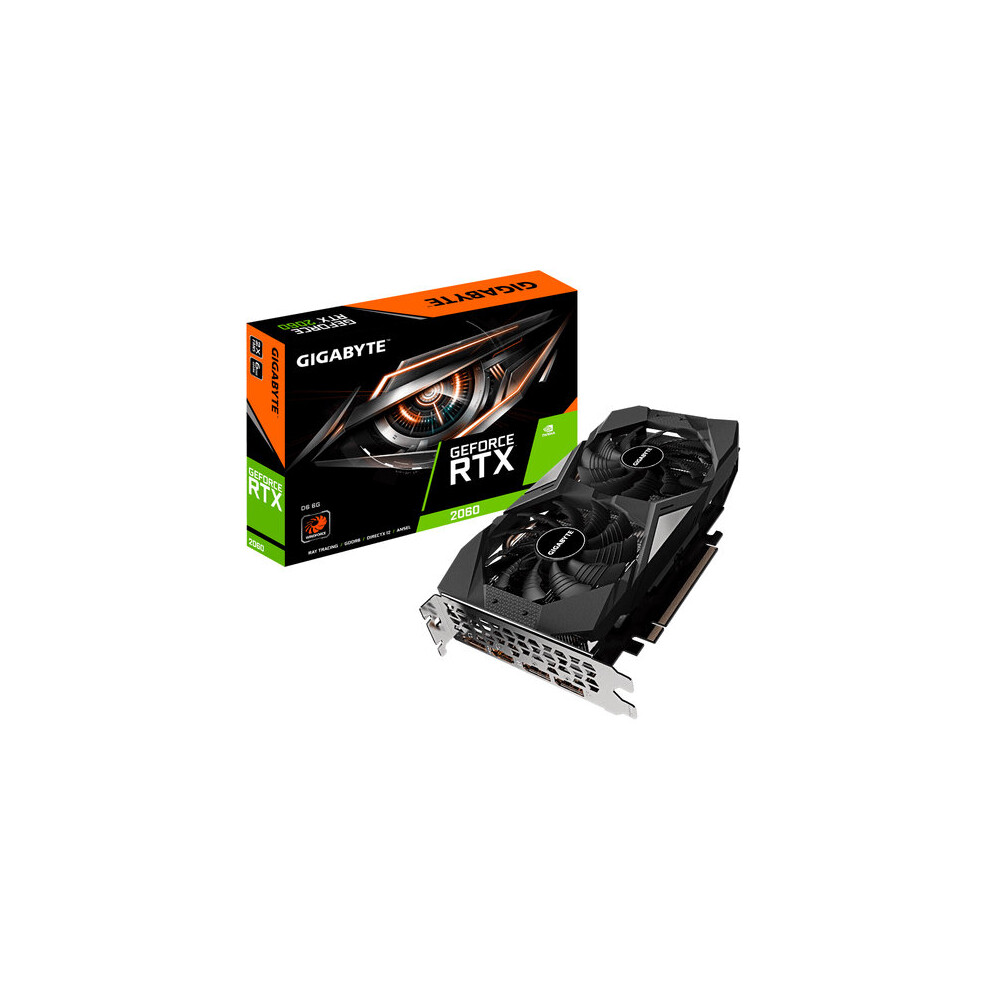 Gigabyte GV-N2060D6-6GD graphics card NVIDIA GeForce RTX 2060 6 GB GDDR6