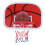 200cm Basketball Hoop Net Kids Backboard Stand Rack Set Adjustable 7