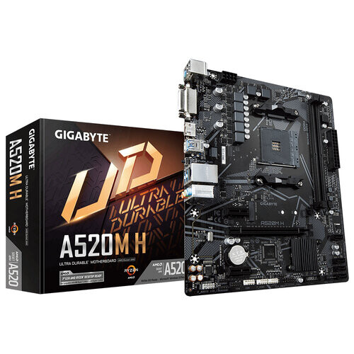 Gigabyte Gigabyte A520M H (rev. 1.0) Socket AM4 micro ATX 1
