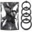 Cock Ring Set, 4 Penis Glans Style Cock Rings 5
