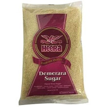 (Pack of 1) Heera Demerara Sugar 3kg ,Rich Caramel Flavour ,Made from Natural Juices ,Glassy Amber Crystals ,Provides Sweetness