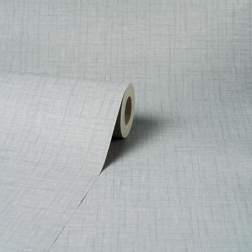 Crown Eden Plain Wallpaper Crown Textured Vinyl Material Effect Grey Modern 2