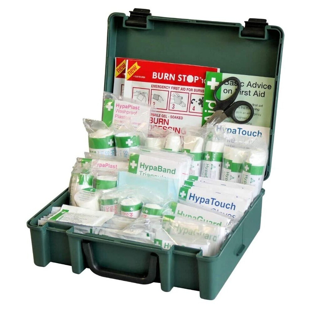 Safety First Aid Group Economy First Aid Kit BS 8599 Compliant, Medium Fully Stocked
