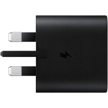 Samsung 25W USB-C Wall Plug Travel Adapter Without Cable - Black (EP-TA800NBEGGB)