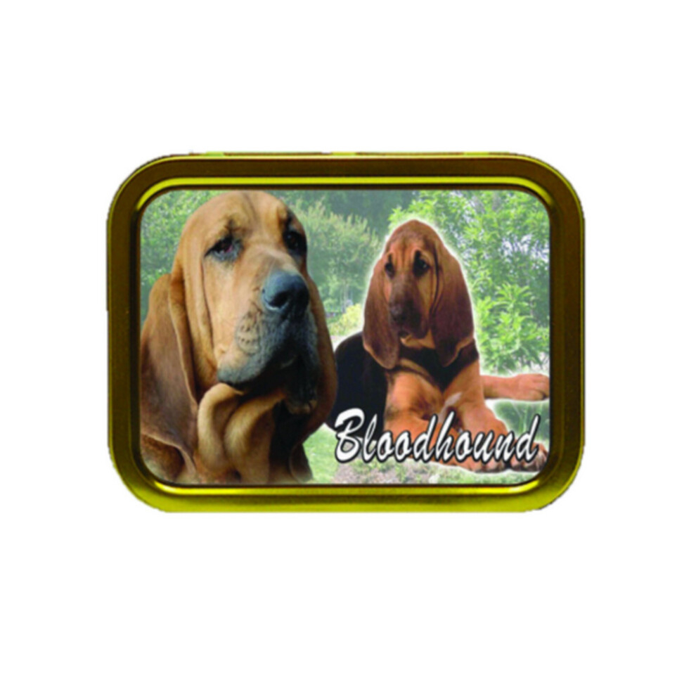 Personalised Gift Products Bloodhound Dog Breed Tobacco Tin Gift & Smoking Products