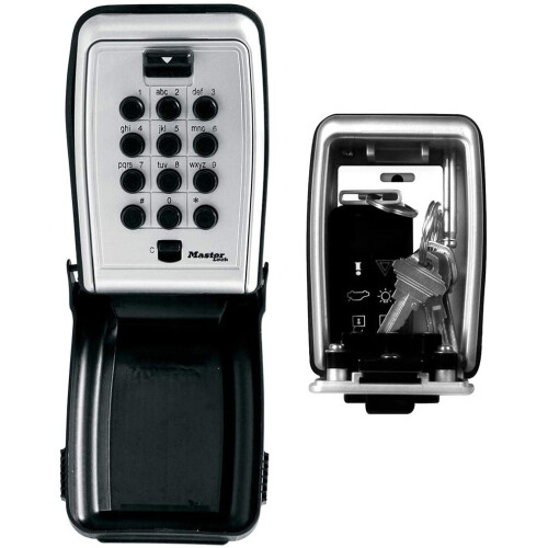 MASTER LOCK Key Safe [Wall mounted] [Push-Button Combination] [Weatherproof - Outdoor] - 5423EURD - Key Lock Box
