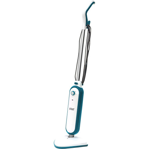Russell Hobbs RHSM1001-G Steam and Clean Steam Mop White & Aqua - Free 2 year guarantee