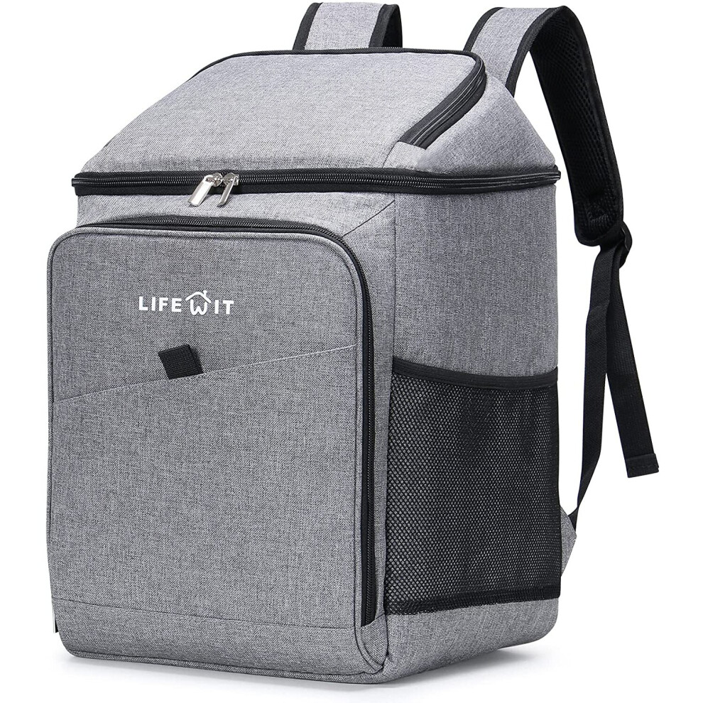 Lifewit Insulated Soft Cooler Bag Cooler Backpack, 26L 34-Can Leakproof Soft-Sided Cooling Bag for Beach/Picnic/Camping/Sports, Collapsible